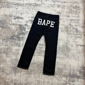 Authentic Bape 2008 Printed Logo Jeans 28